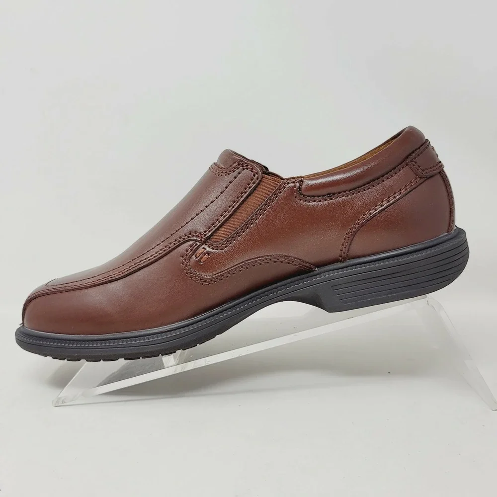 Nunn Bush Men's Loafers Size 7 m Brown Side Gore